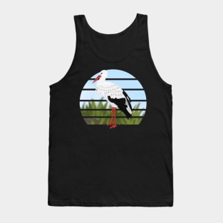 jz.birds Stork Bird Animal Art Tank Top